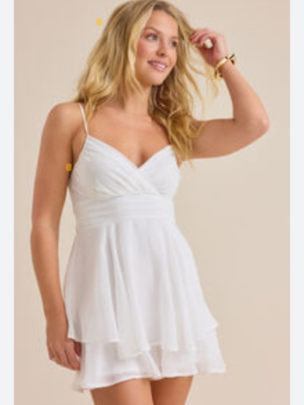 Luna Double Layer Romper Dress
